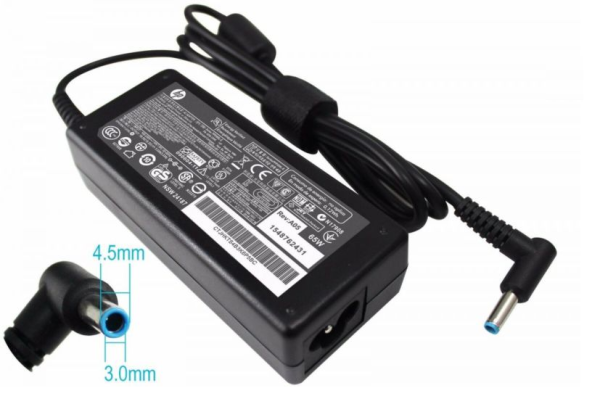 hp blue pin 19v 2.3a 45w 4.5*3.0mm adapter .Maacomputers